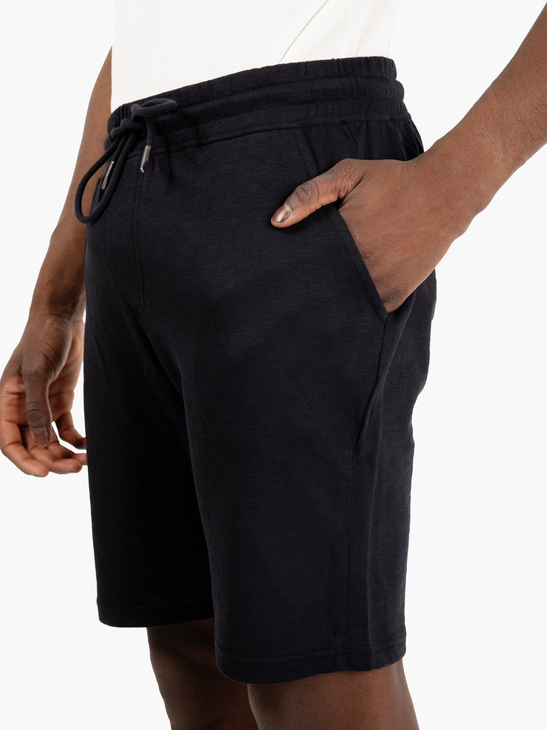 Bermuda in felpa black