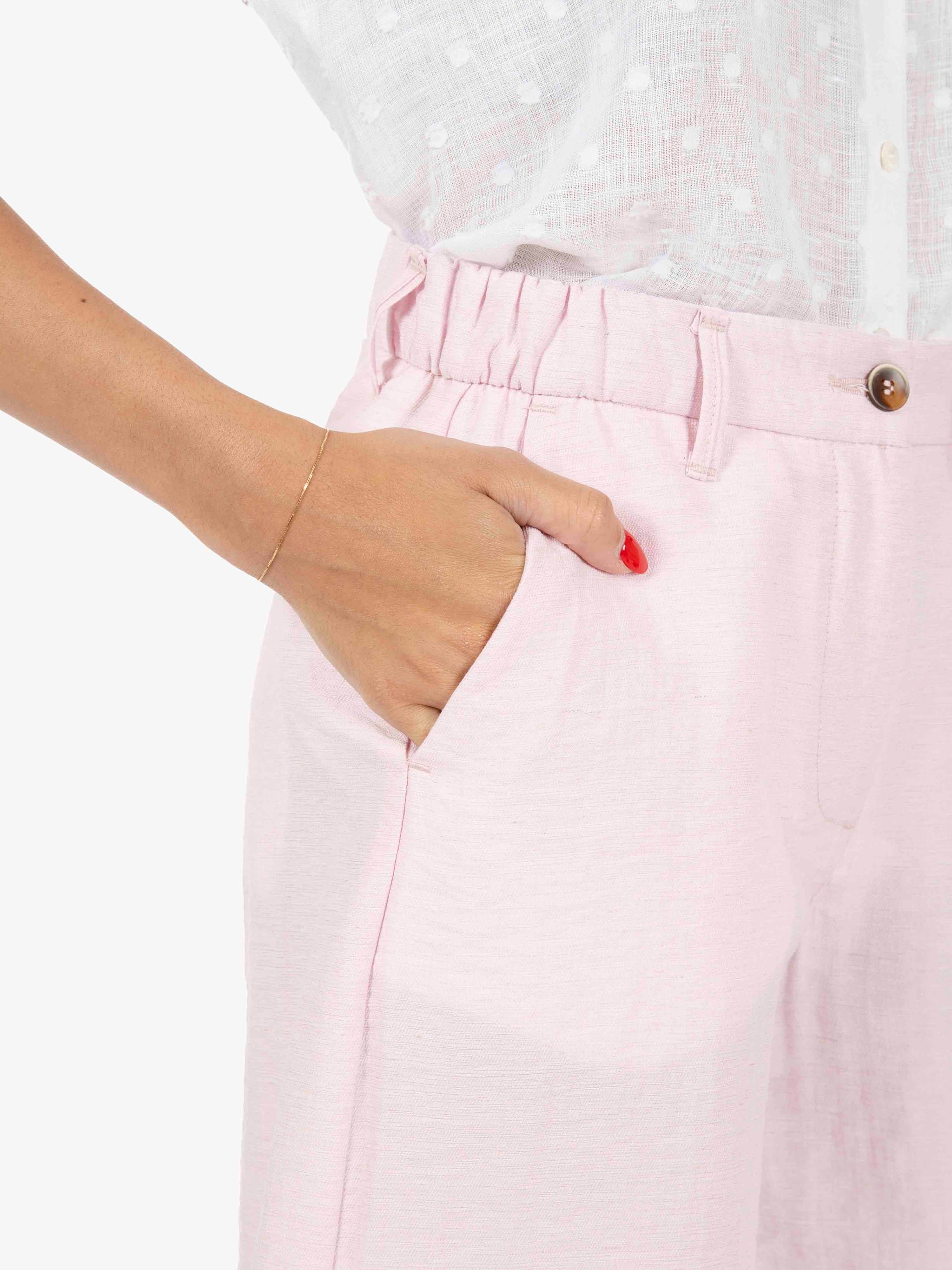 Bermuda Mojito ampi morbidi rosa