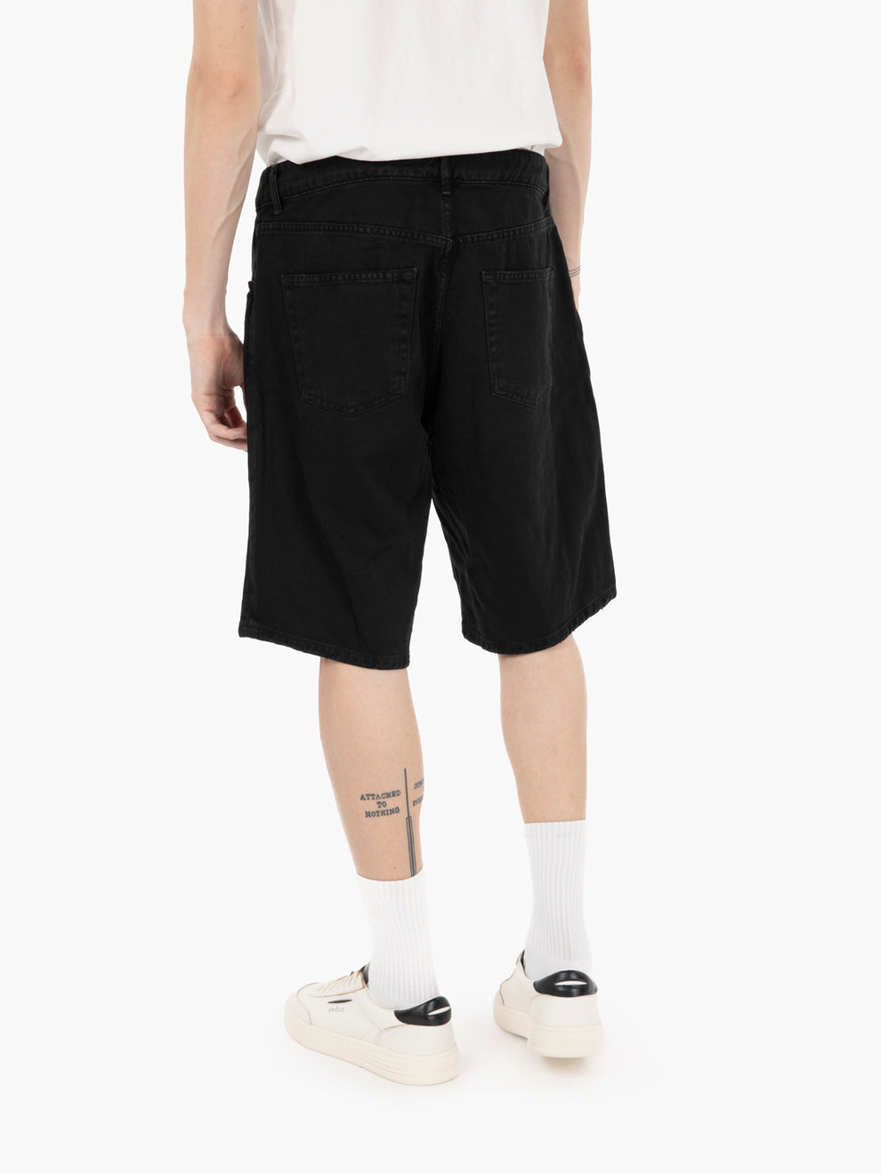 Faded black Slope Bull Bermuda shorts