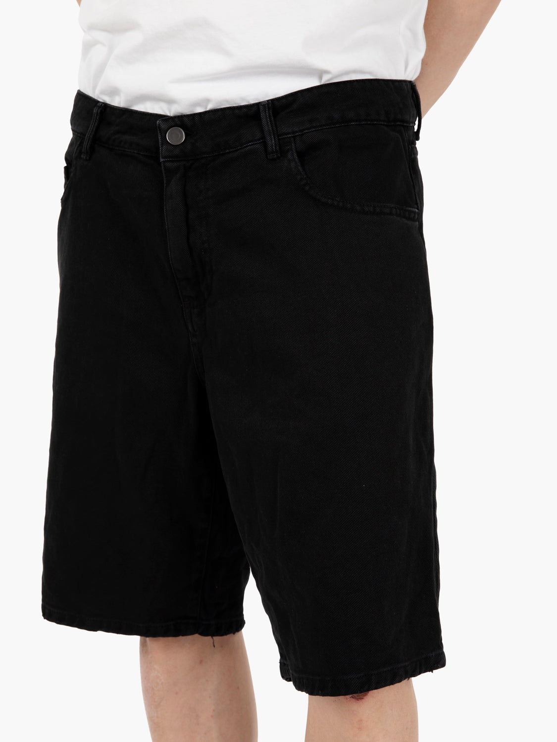Faded black Slope Bull Bermuda shorts