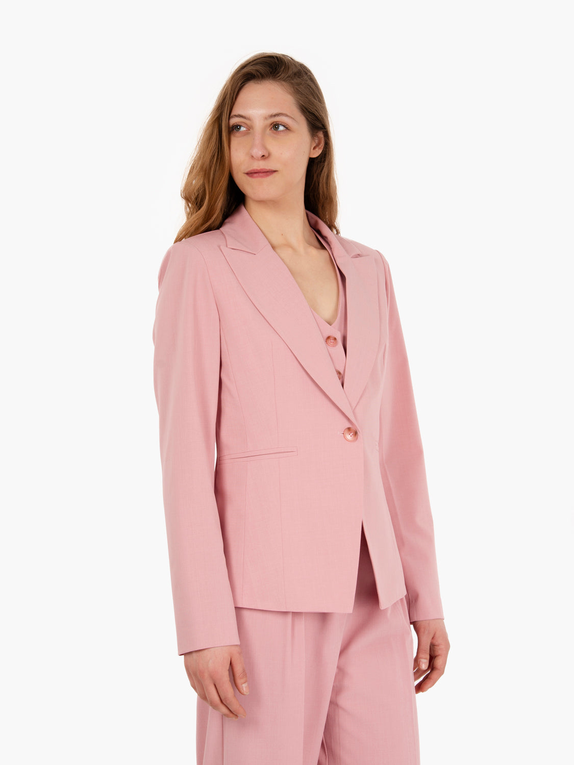 Blazer avvitato rosa