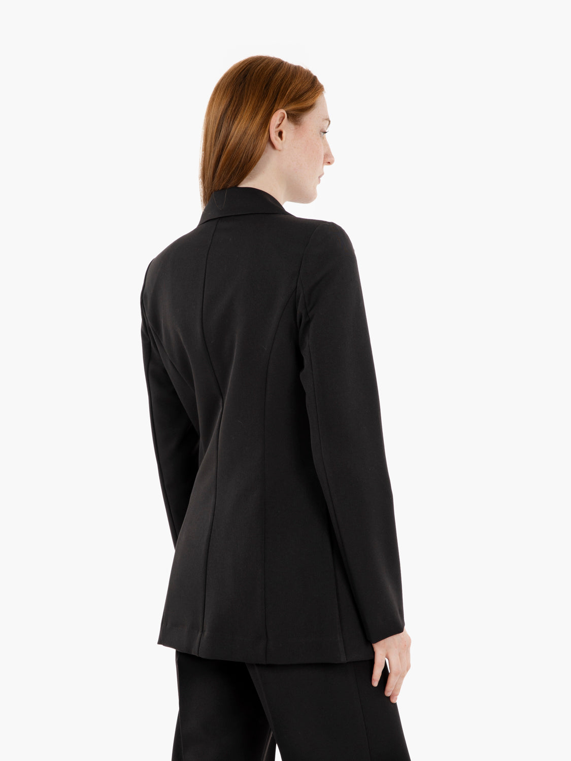 Blazer doppiopetto sfoderato nero