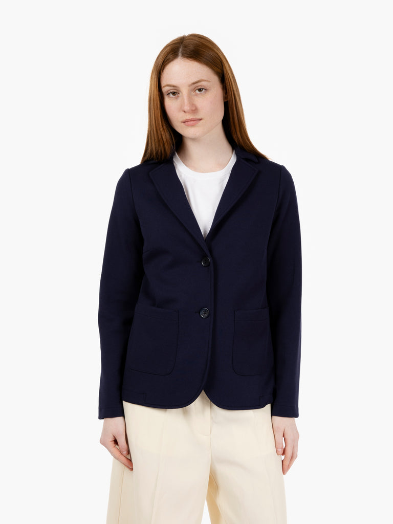 STIMM - Blazer nido d'ape blu