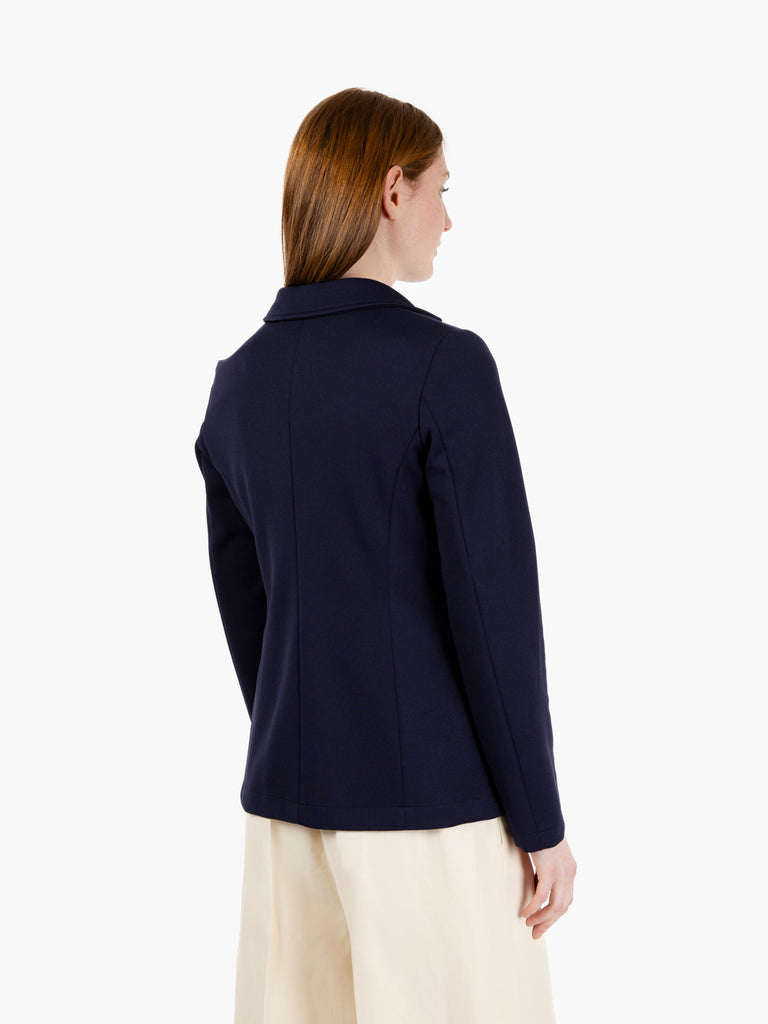 STIMM - Blazer nido d'ape blu