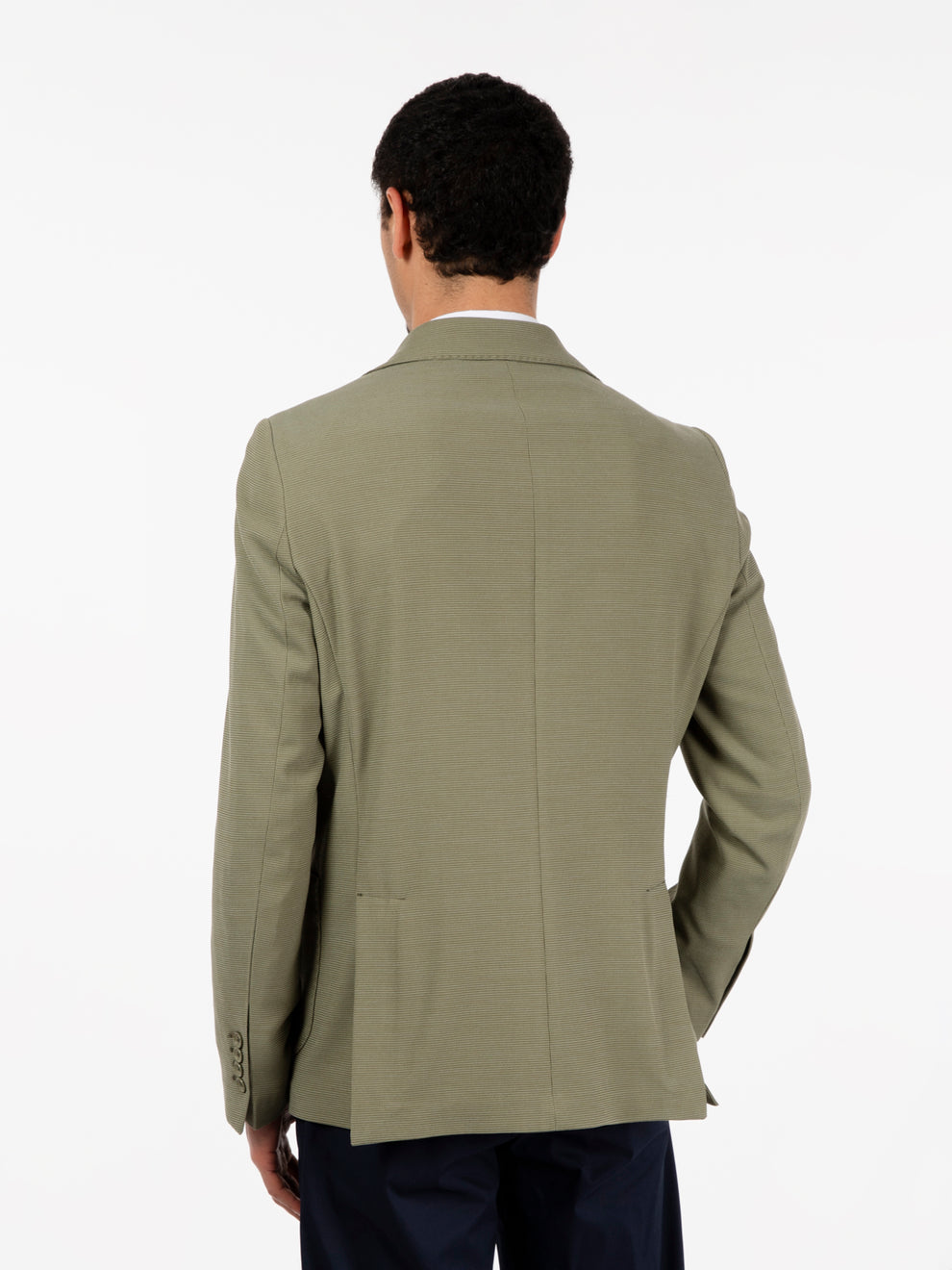 Italo sage pique blazer