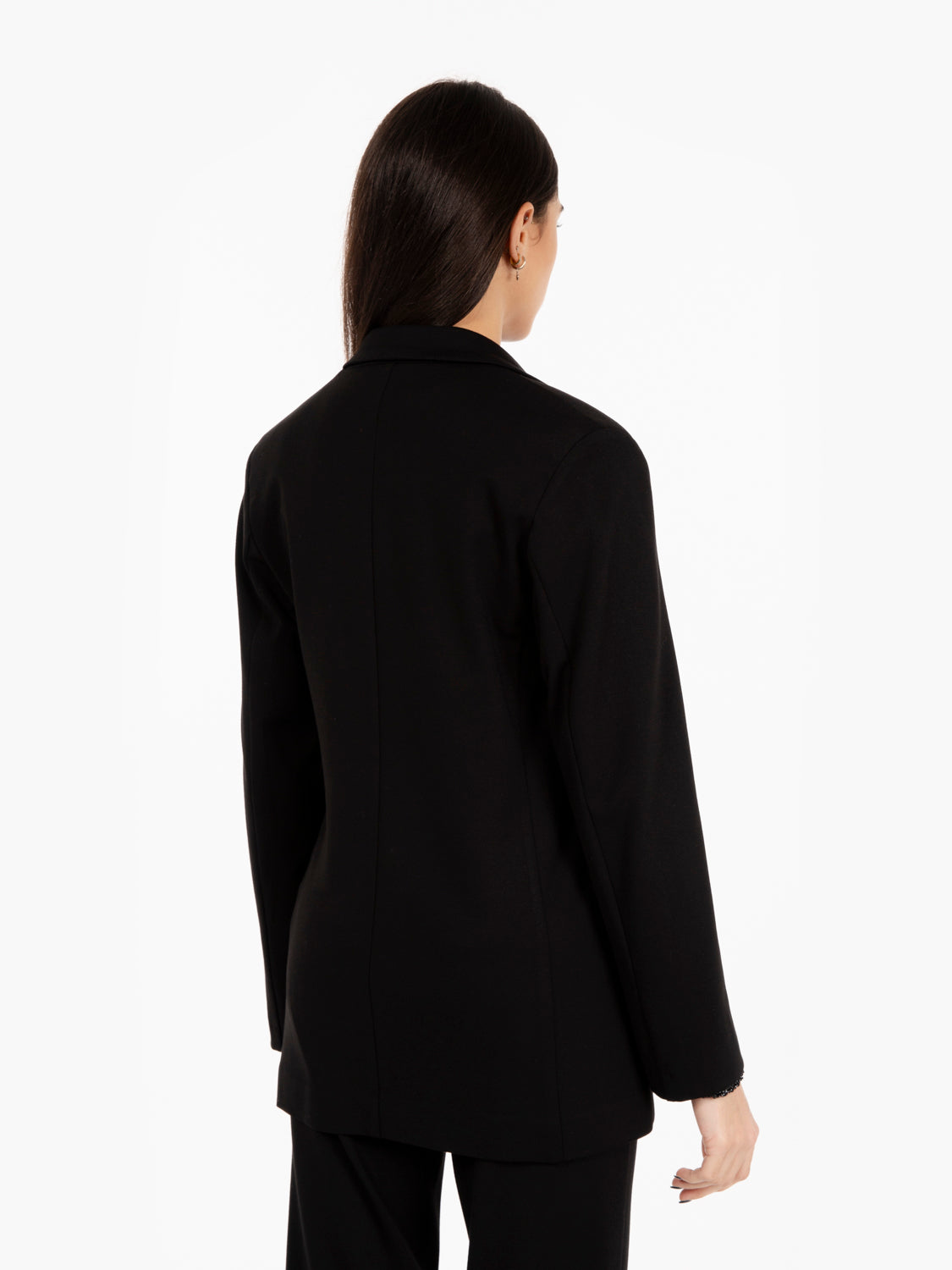 Blazer punto milano nero