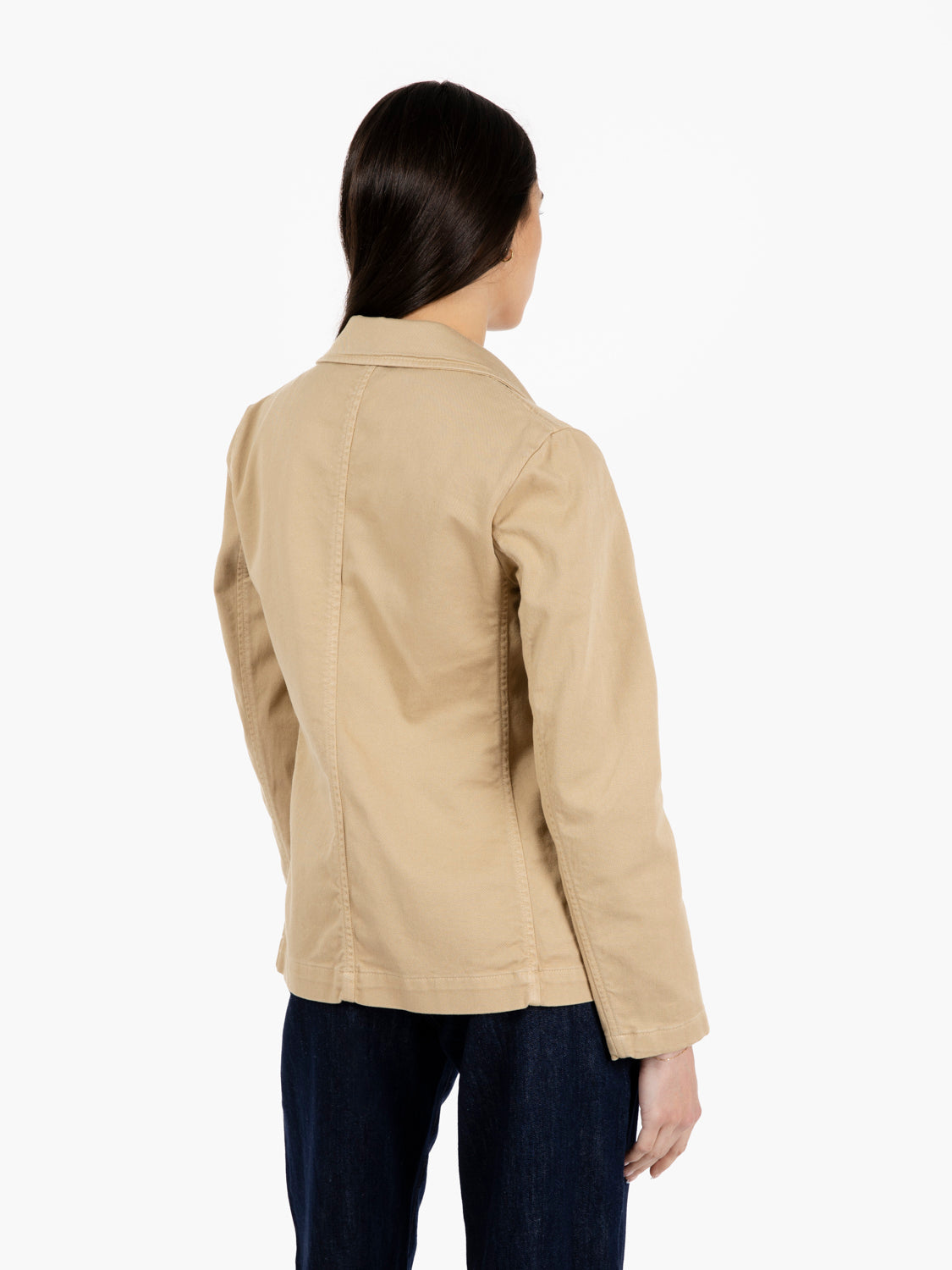 Blazer Tonia in cotone onice