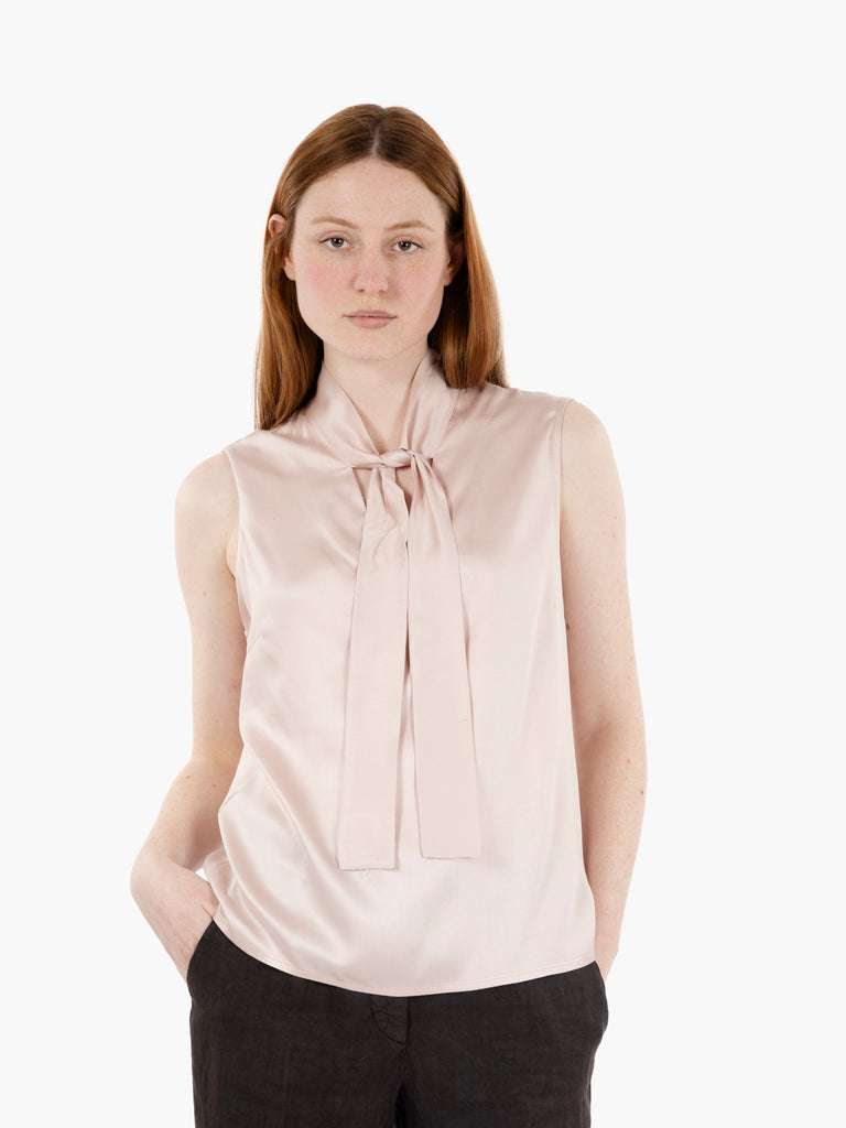 STIMM - Blusa con fiocco rosa