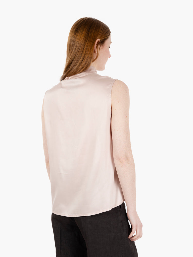 STIMM - Blusa con fiocco rosa