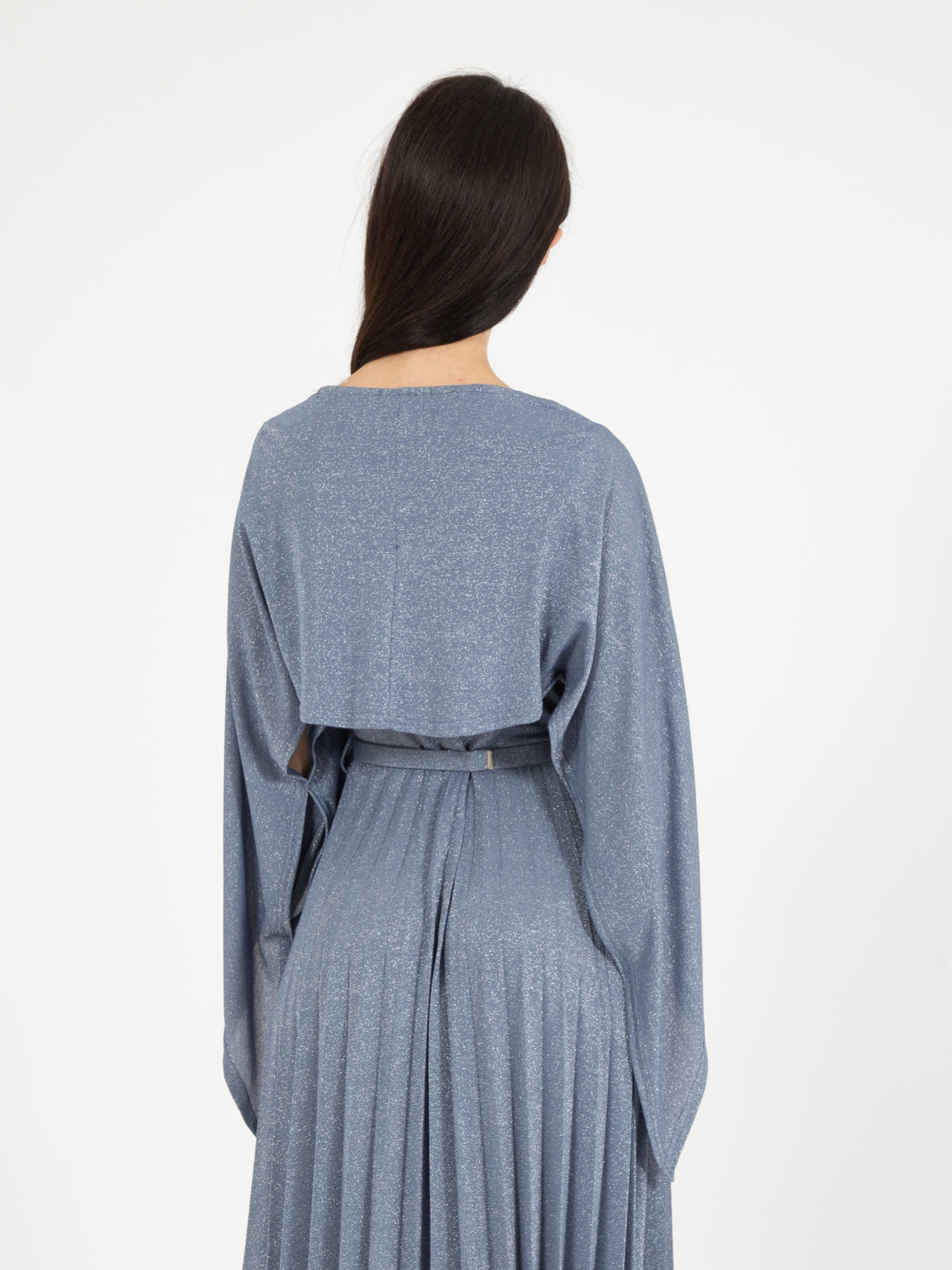 Cobalt / silver lurex bolero