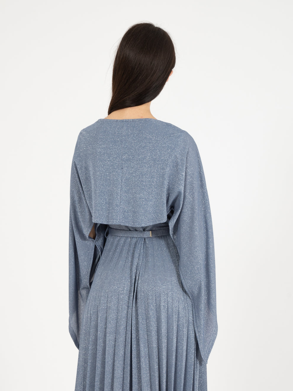Cobalt / silver lurex bolero