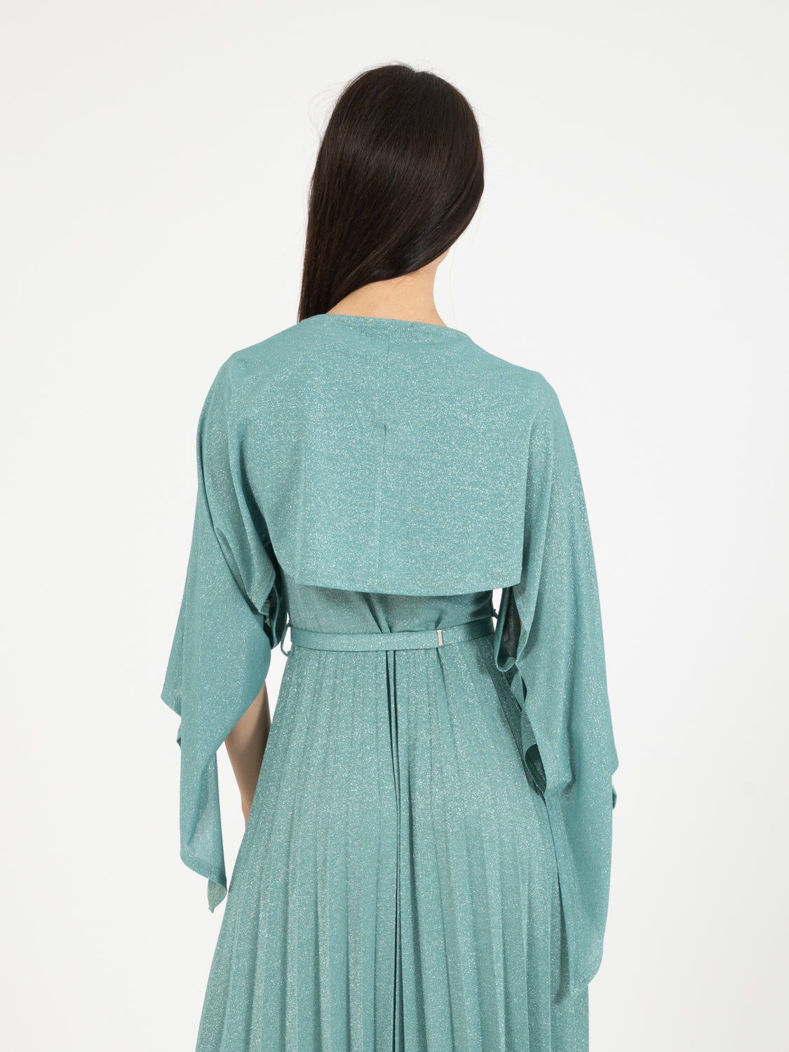 Bolero lurex shrug fern / silver