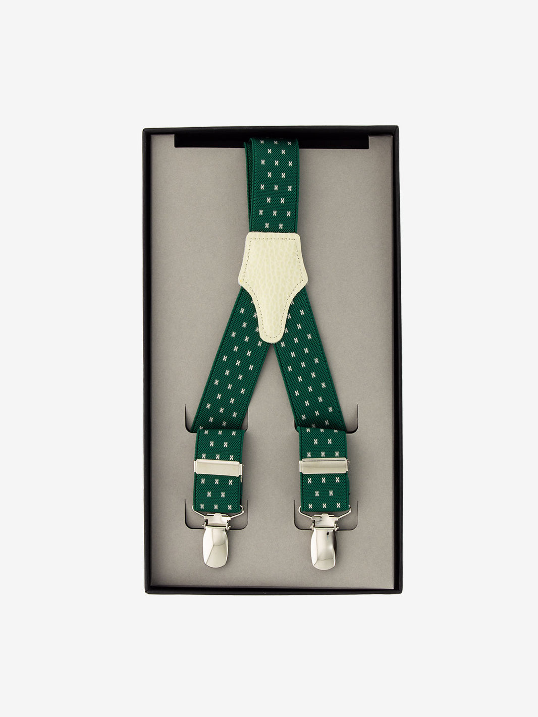 Bretelle microfantasia verdi