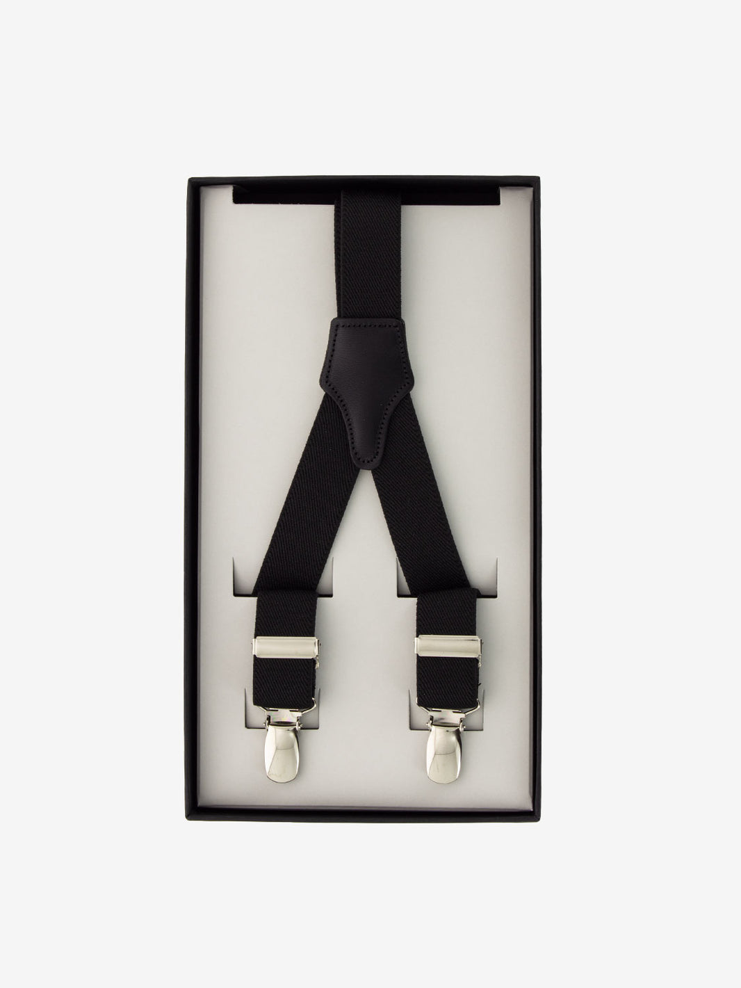 Black solid color braces