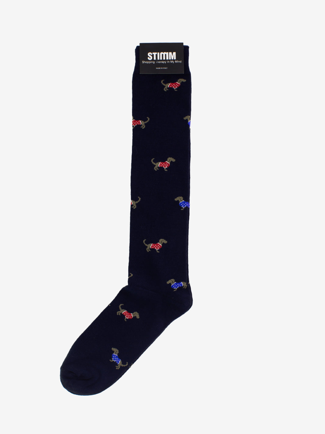BLUE DACHSHUND SOCK 518LF_BLU