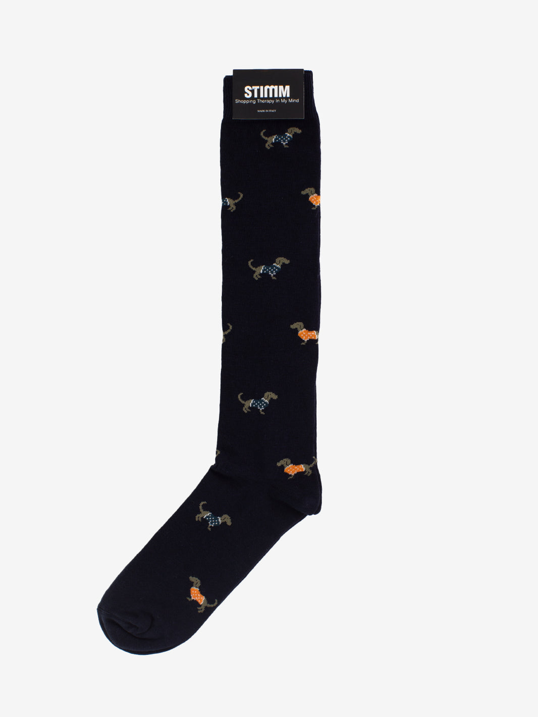 BLACK DACHSHUND SOCK 518LF_NERO