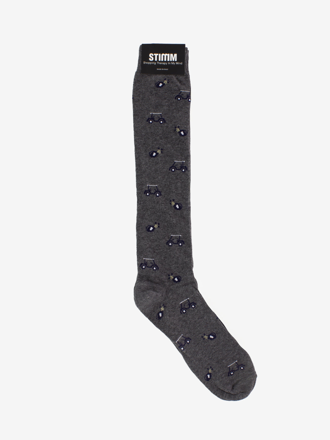 Calzini lunghi golf grigi