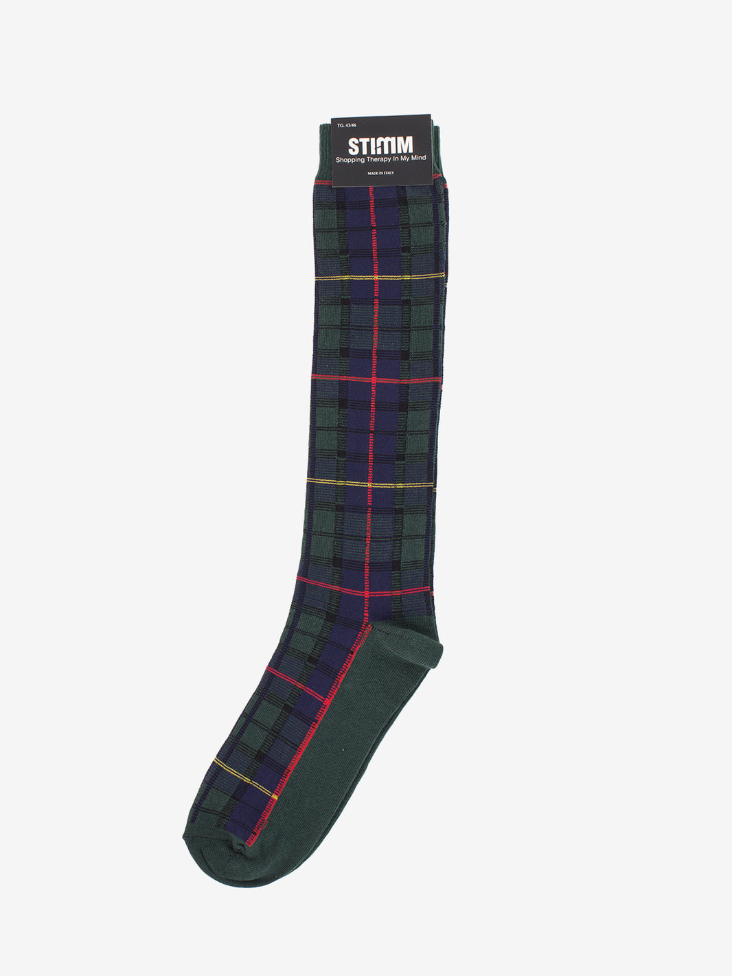 Long sock in green Scotland