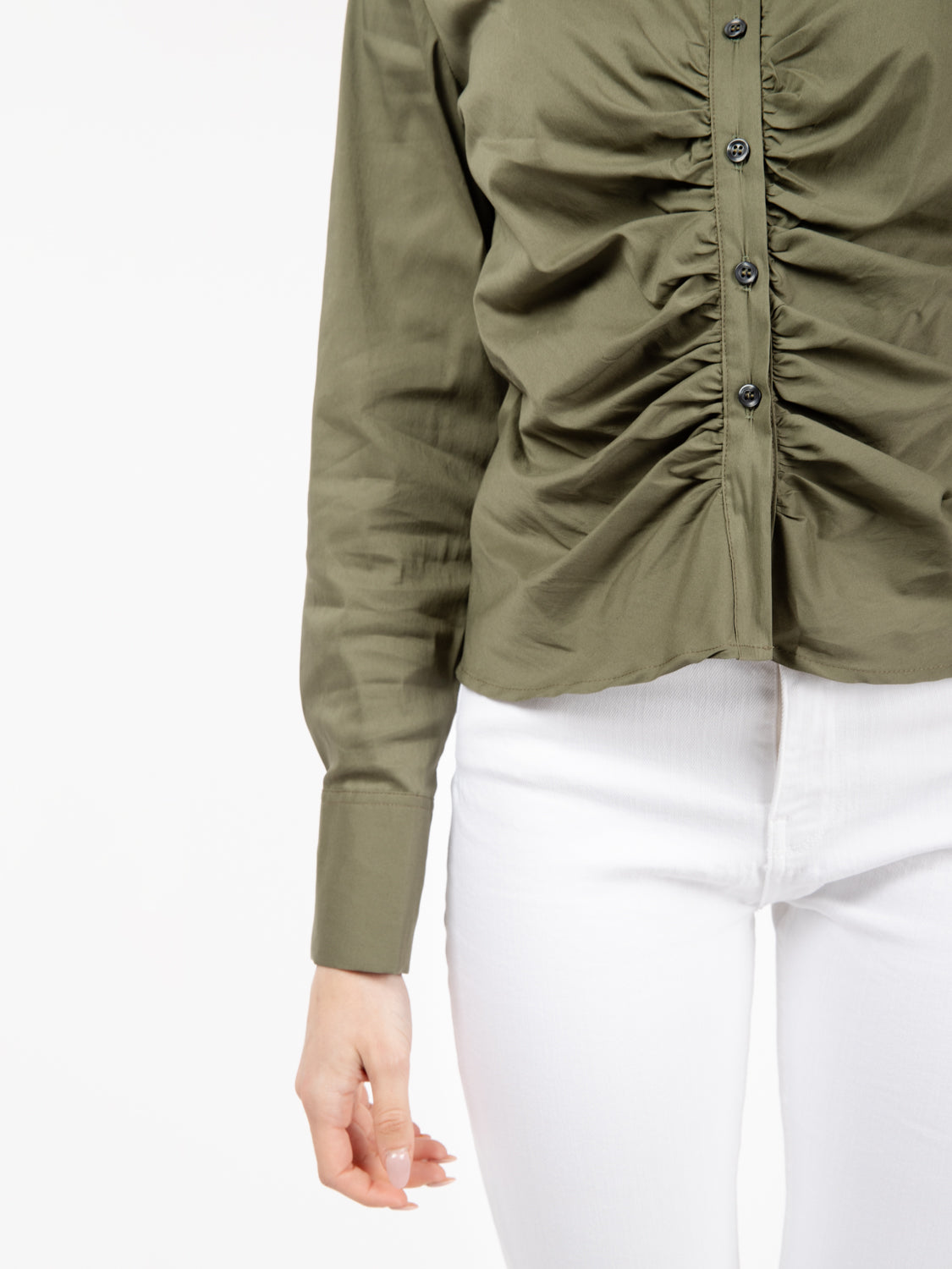 Military Ruffled Shirt