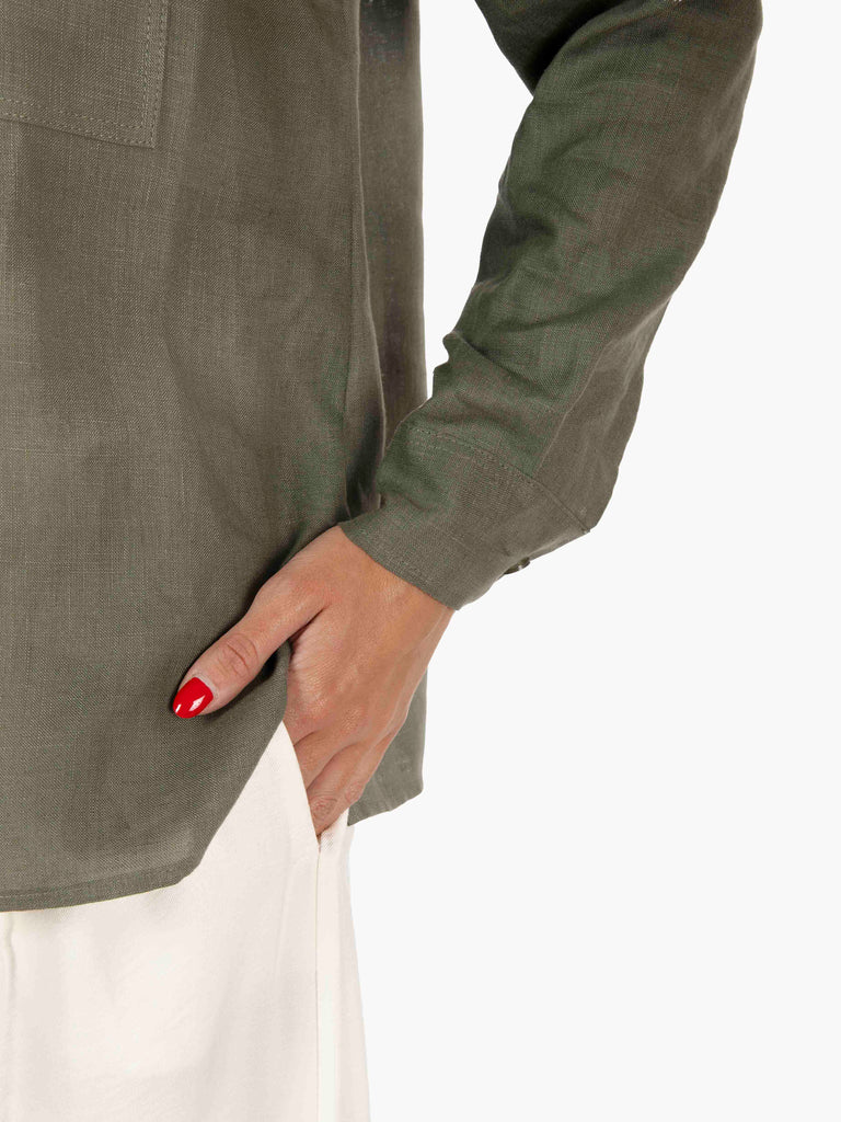 STIMM - Camicia con tasche verde militare