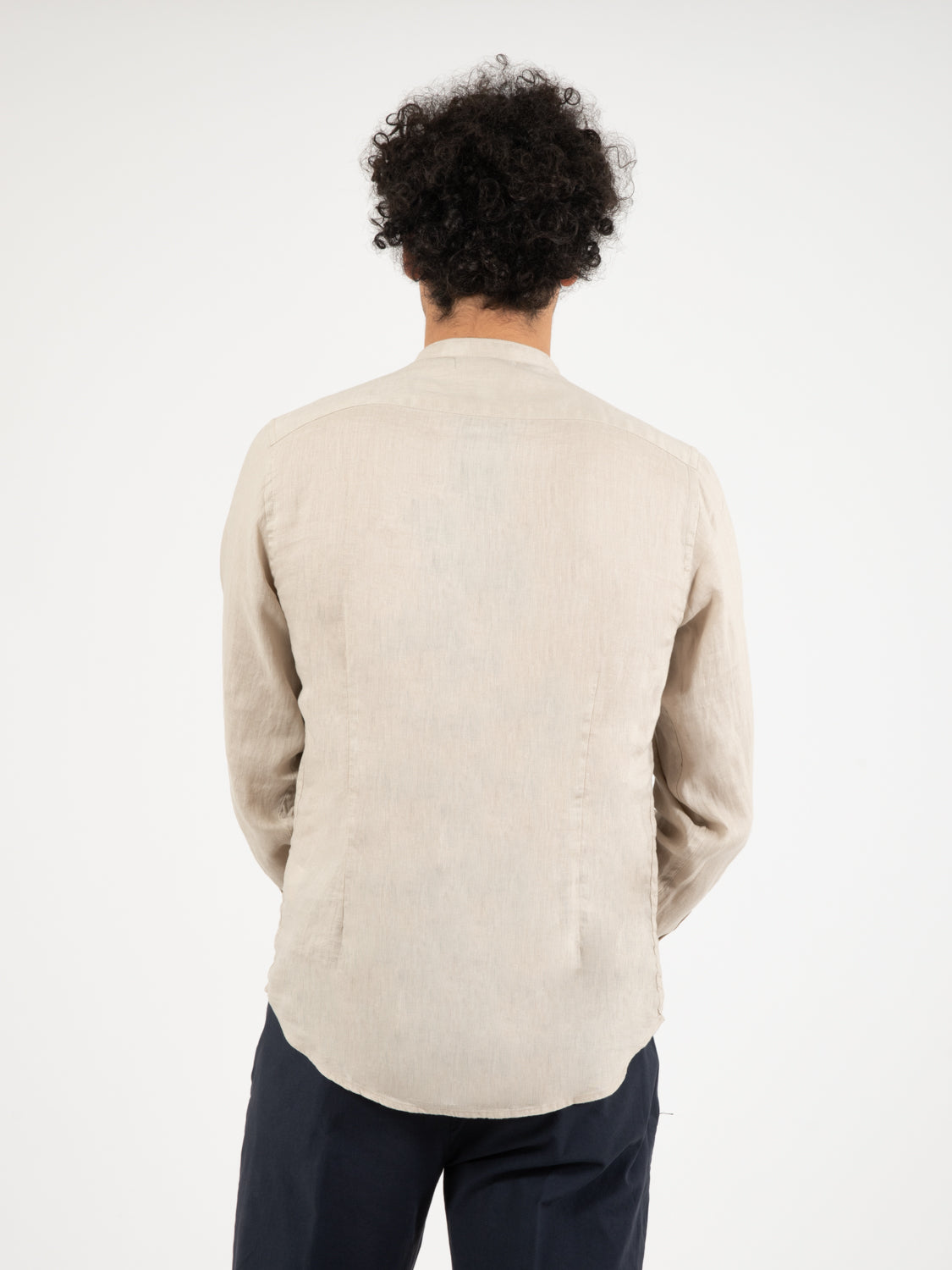 Korean linen sand shirt