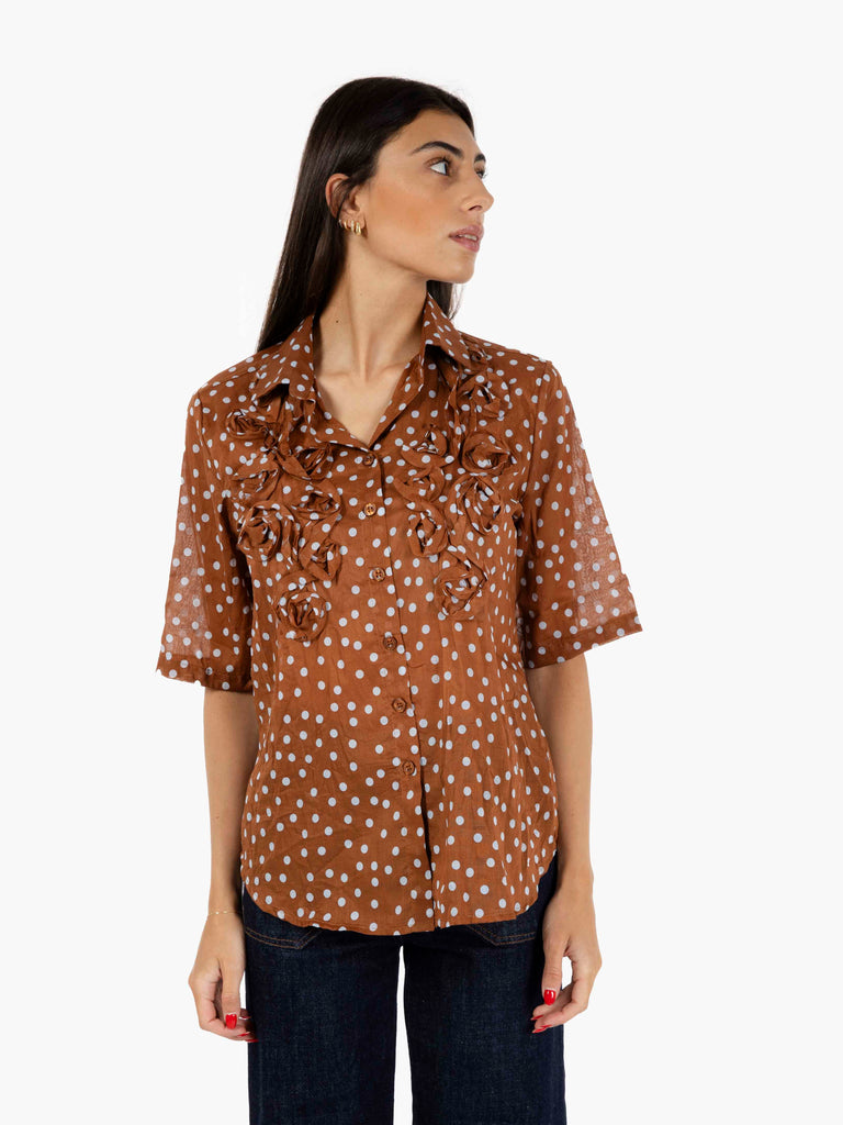 STIMM - Camicia fantasia pois moro