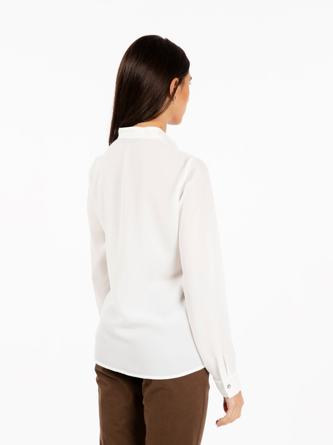Camicia georgette bianca