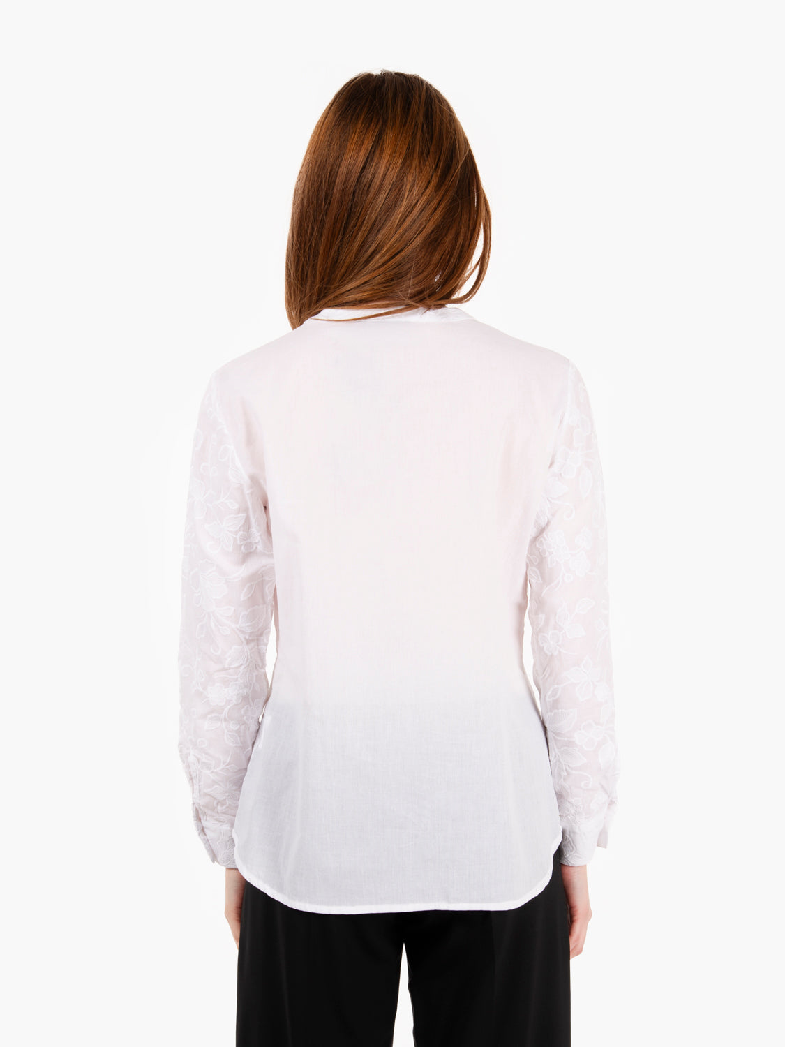 Iliana white embroidered shirt