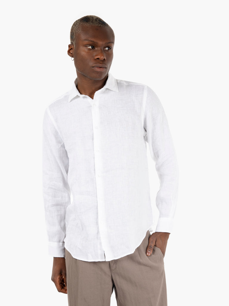 STIMM - Camicia in lino bianco
