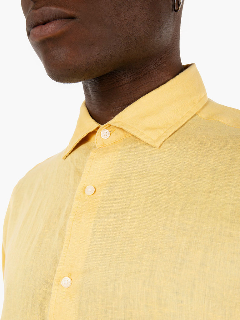 STIMM - Camicia in lino ocra
