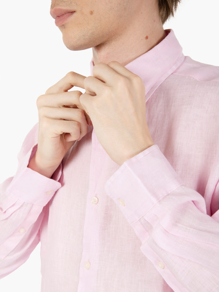 STIMM - Camicia in lino rosa