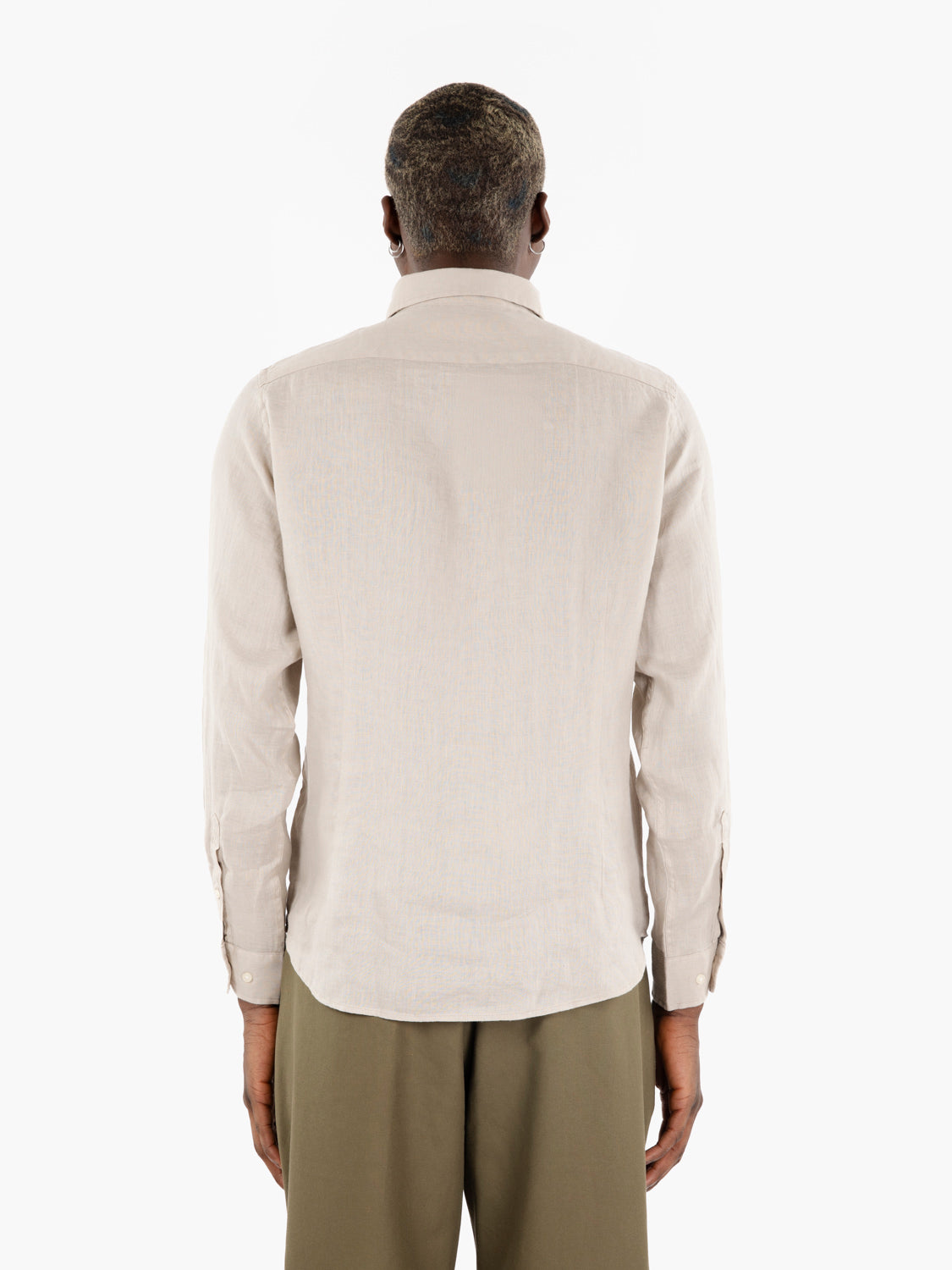 Camicia in lino sand