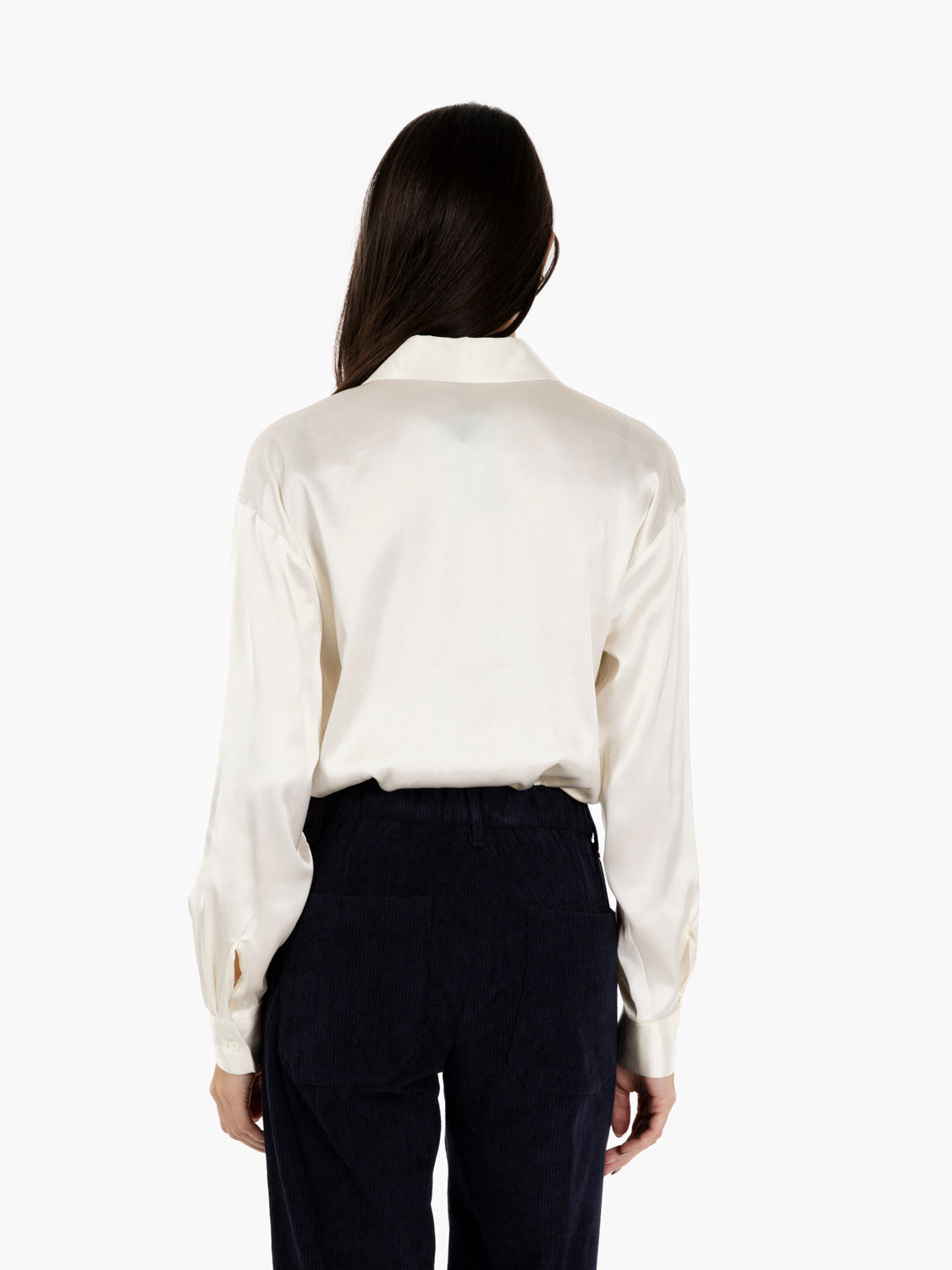 Camicia Ivana in raso champagne
