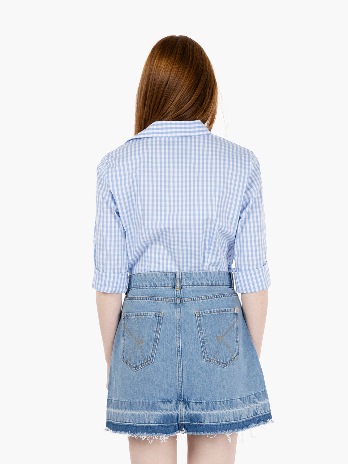 Vichy idilia shirt light blue