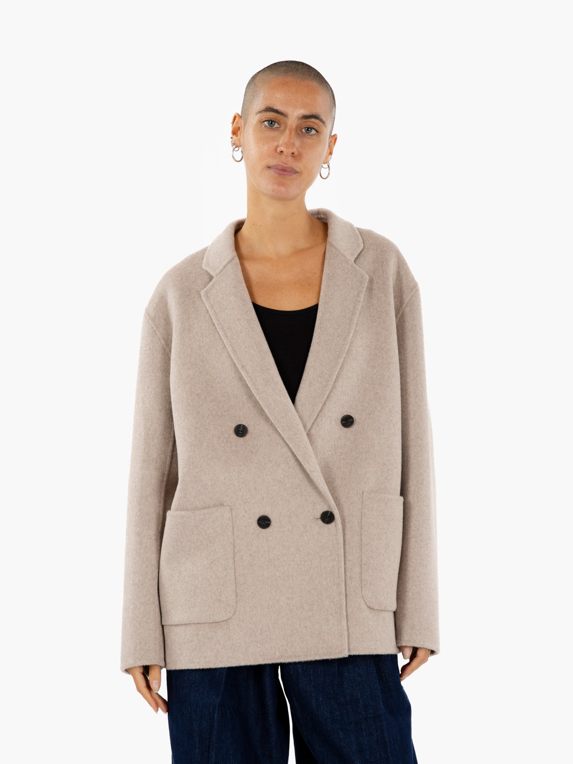 Meryl beige short coat