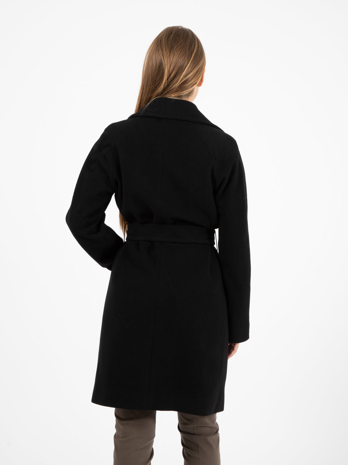 Irene Debora black coat