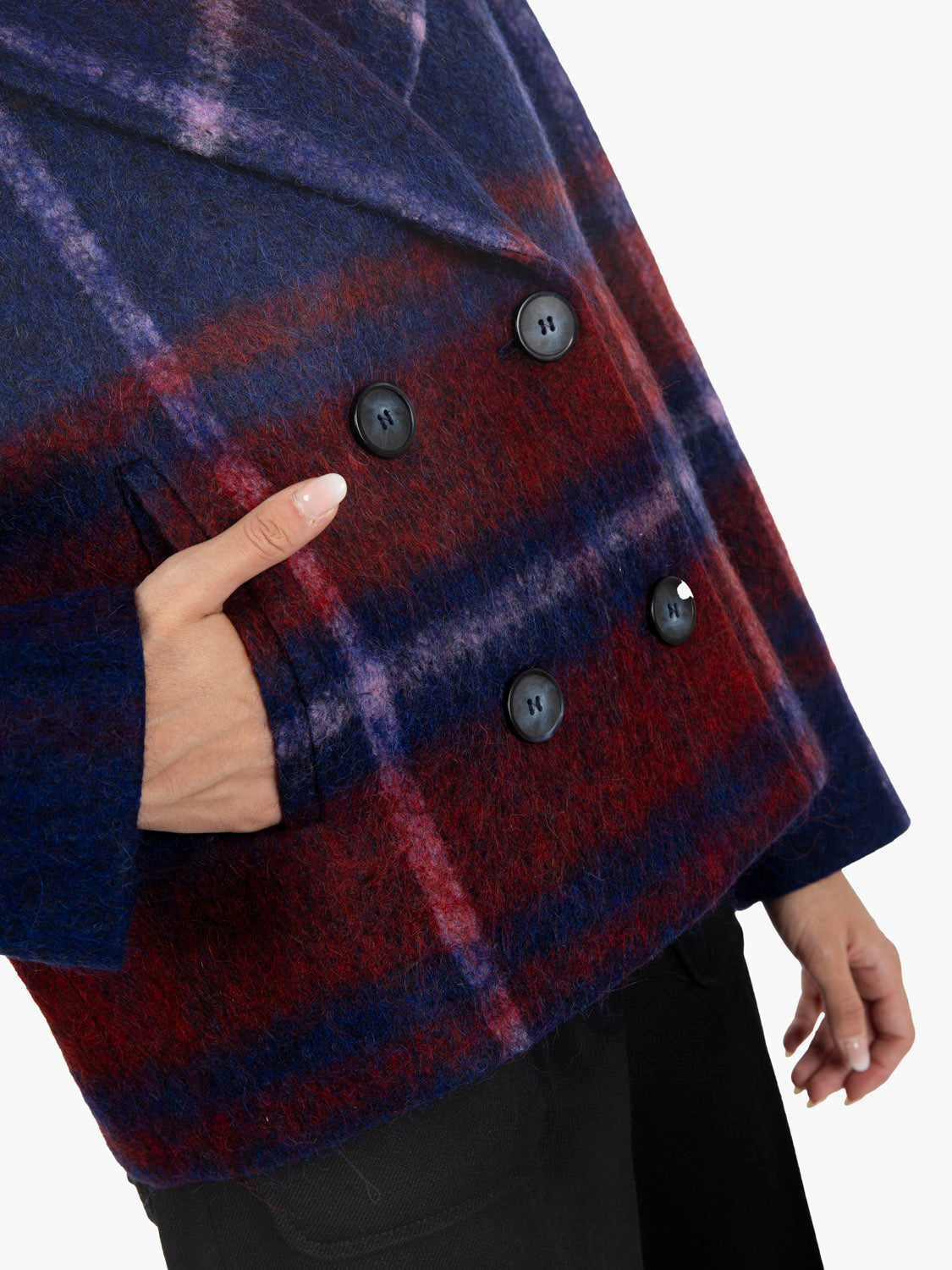 Cappotto Iris Danaplad blu