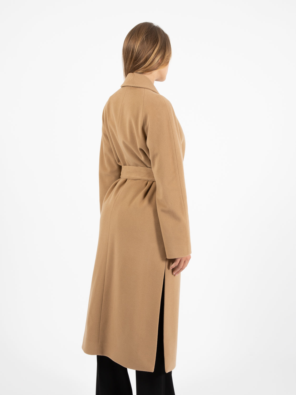 Cappotto lungo Dafne Debora cammello
