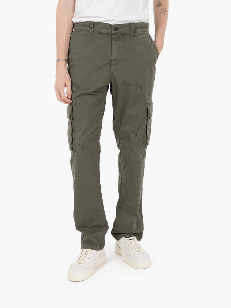 STIMM - Cargo pant New Fatique verde militare