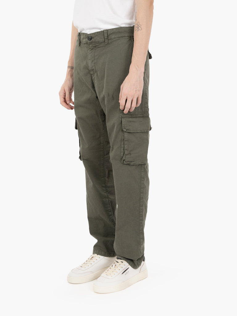 STIMM - Cargo pant New Fatique verde militare