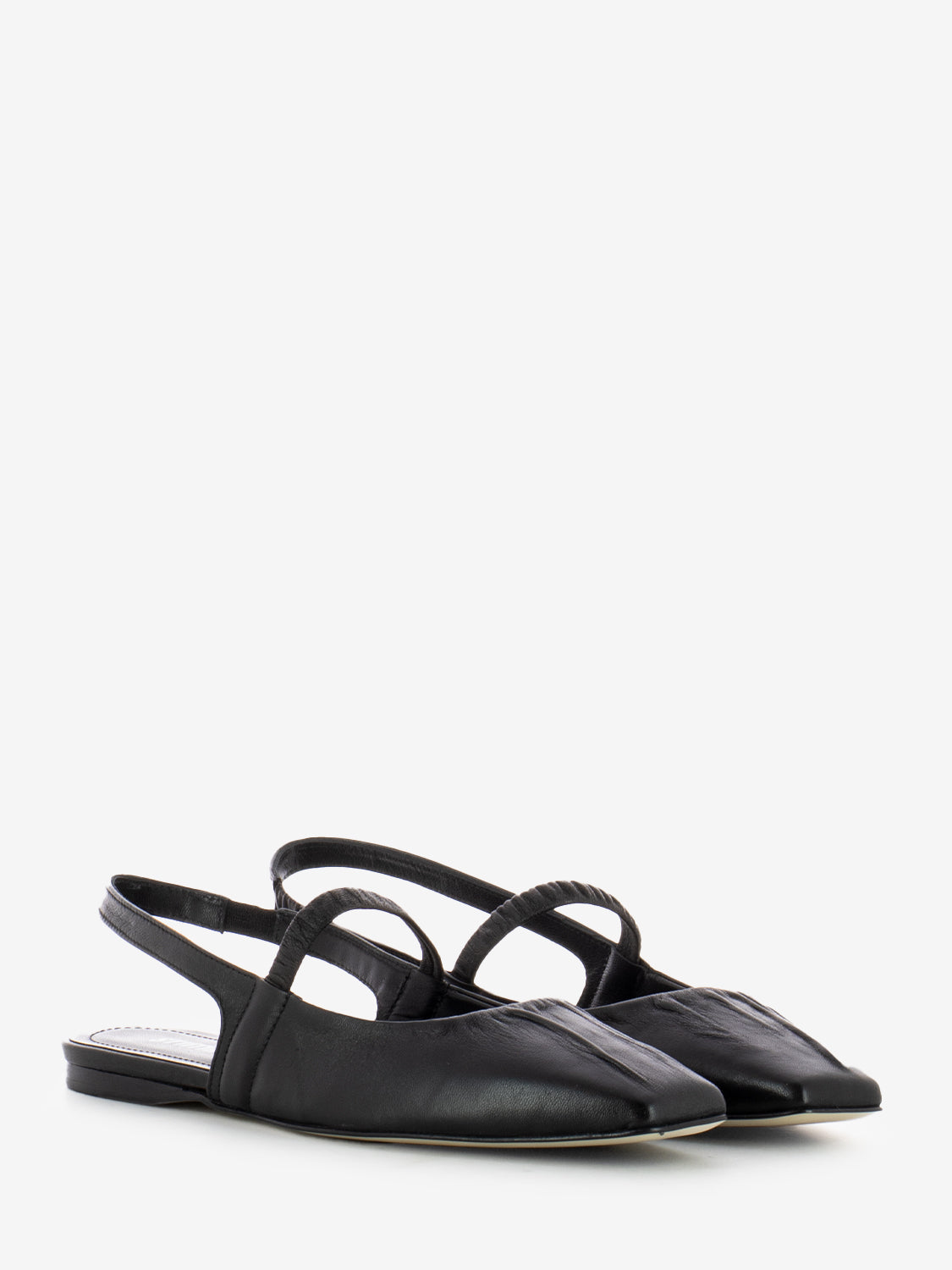 Chanel square toe black