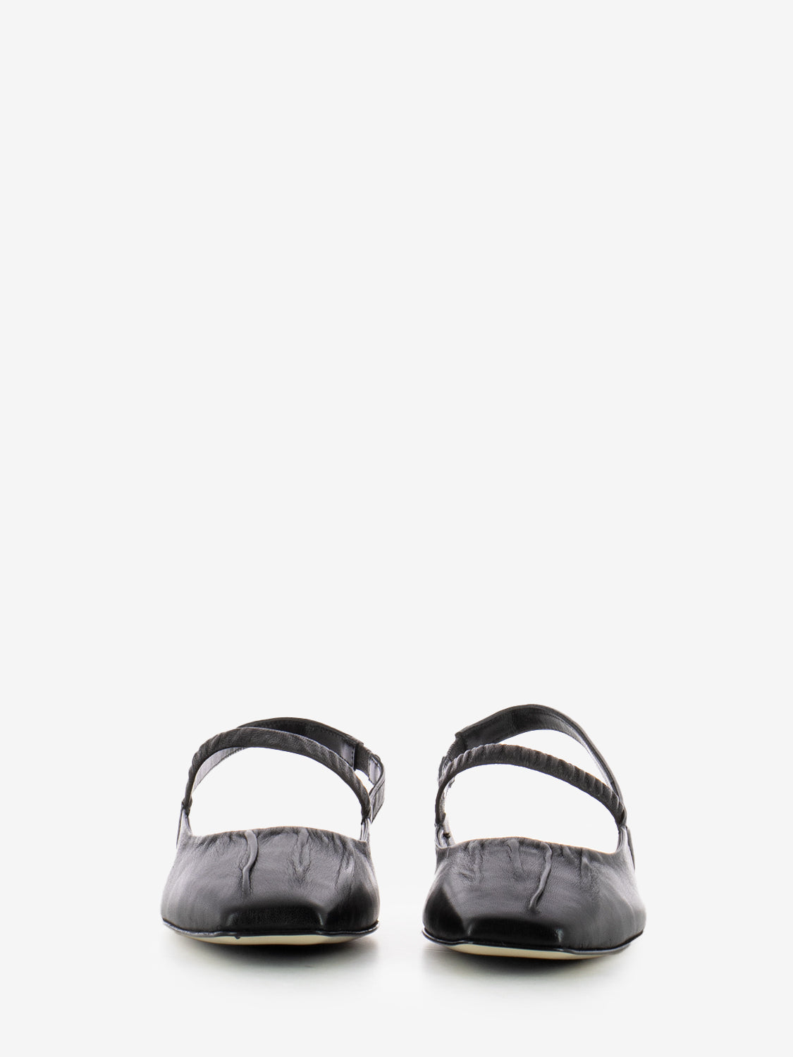 Chanel square toe black