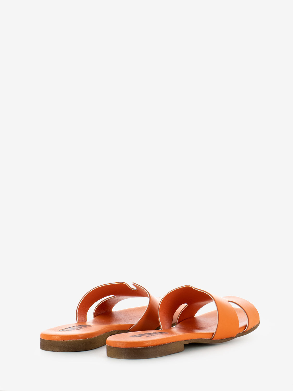 H nappa orange slipper