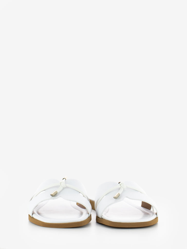 STIMM - Ciabatta in pelle bianco
