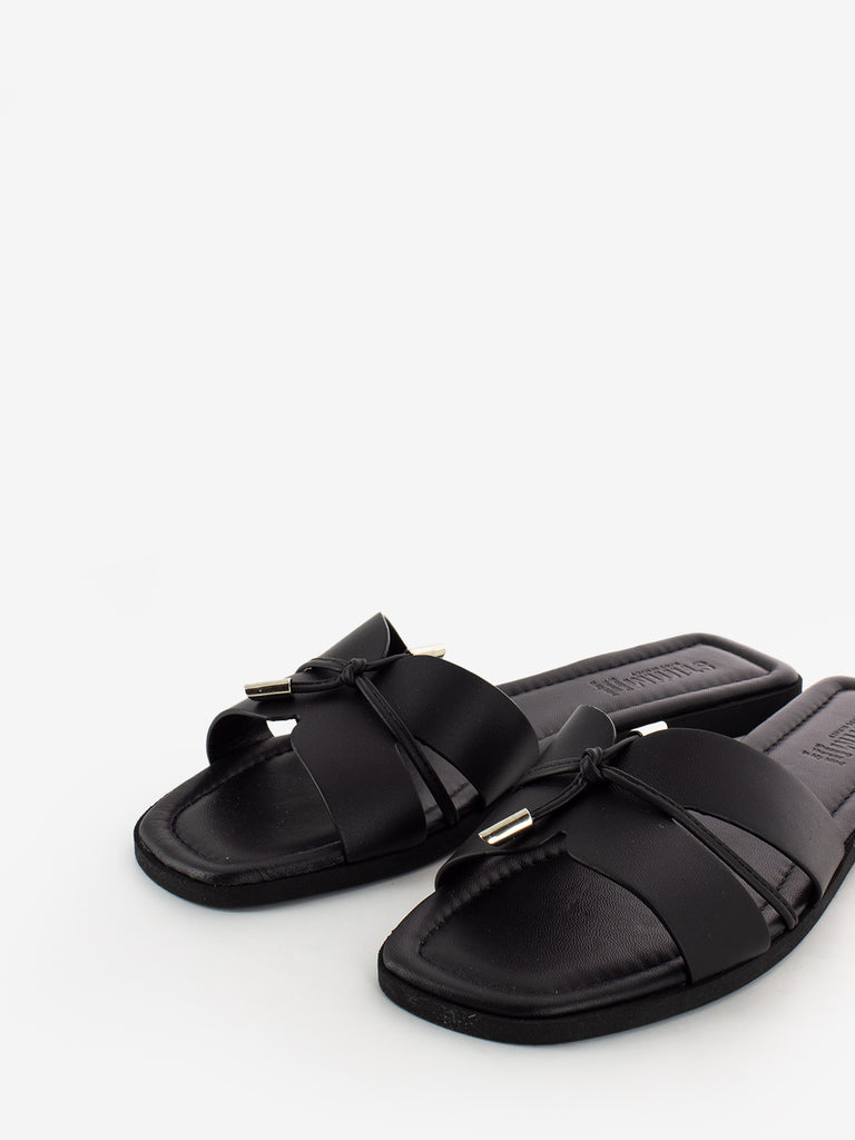 STIMM - Ciabatta in pelle nero