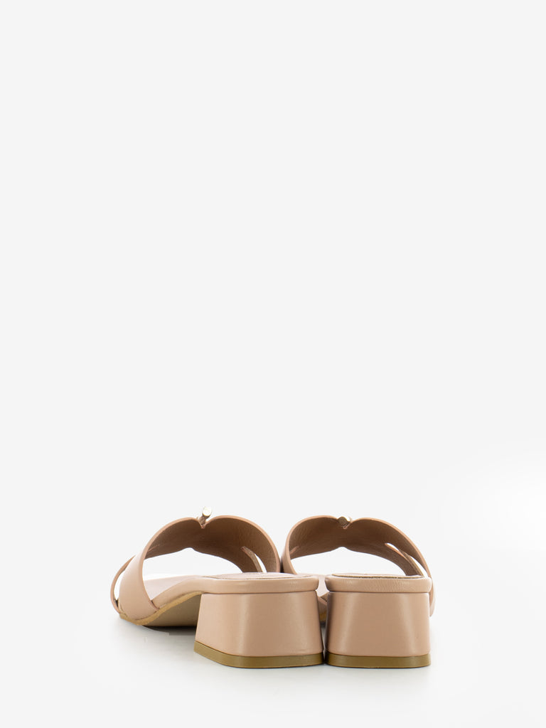 STIMM - Ciabatta in pelle rosa