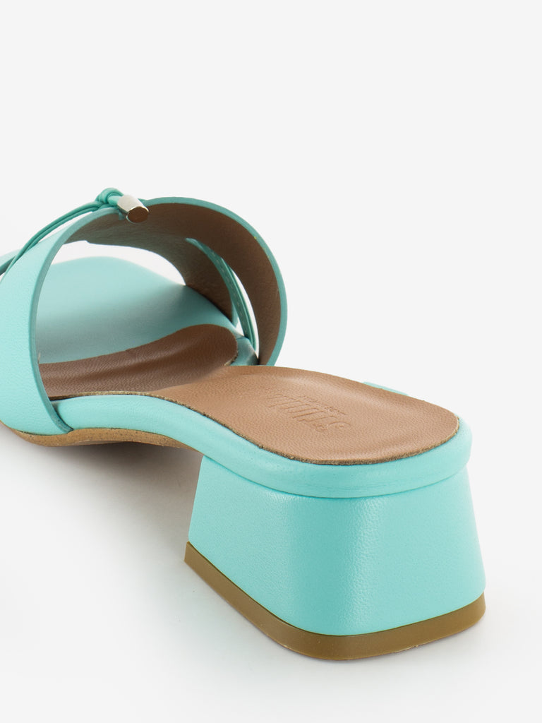 STIMM - Ciabatta in pelle tiffany