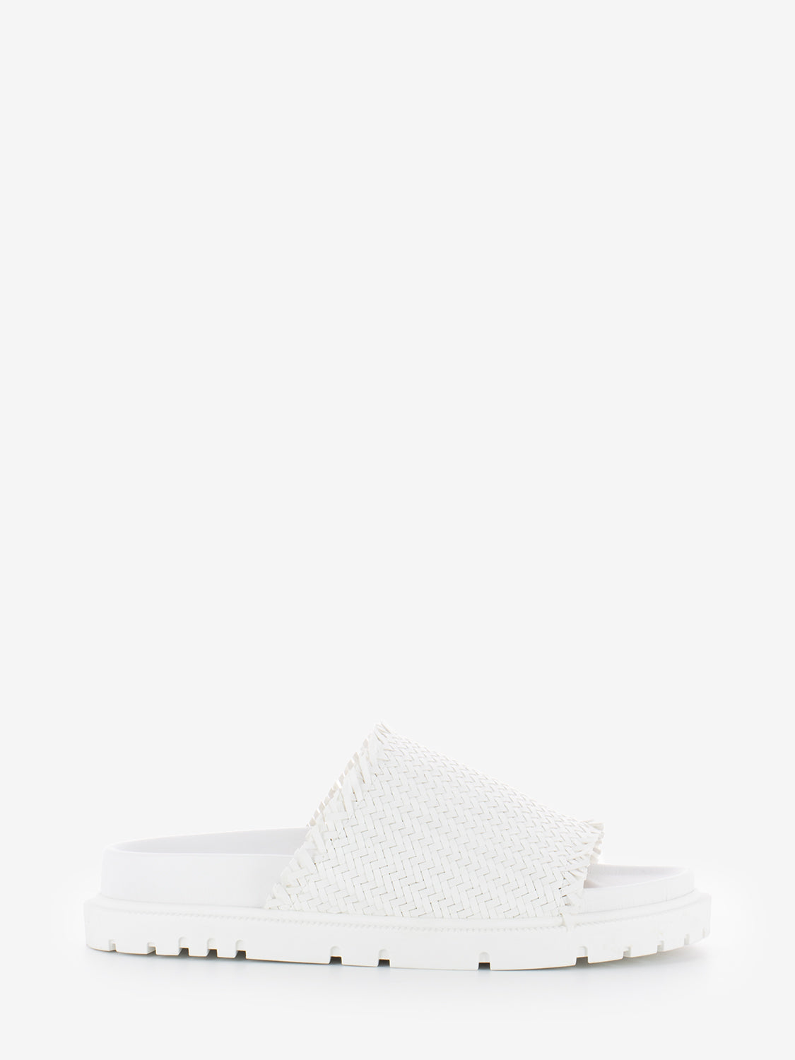 White braid slipper