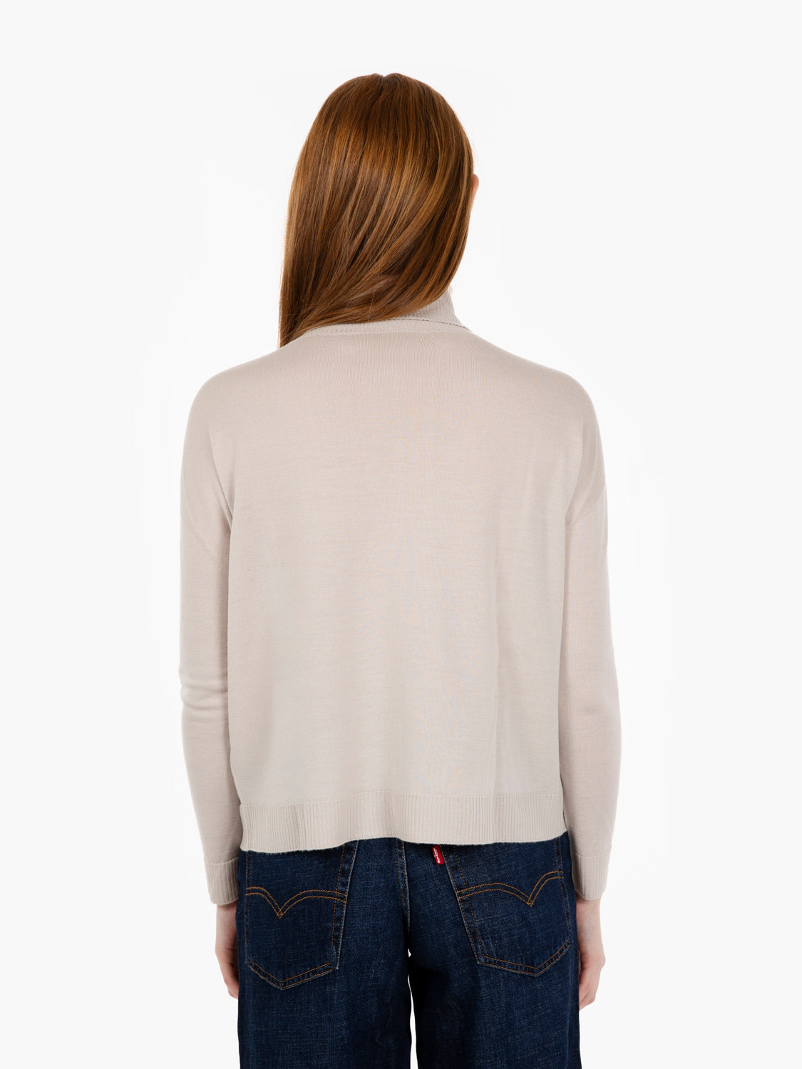 Stucco box wool turtleneck