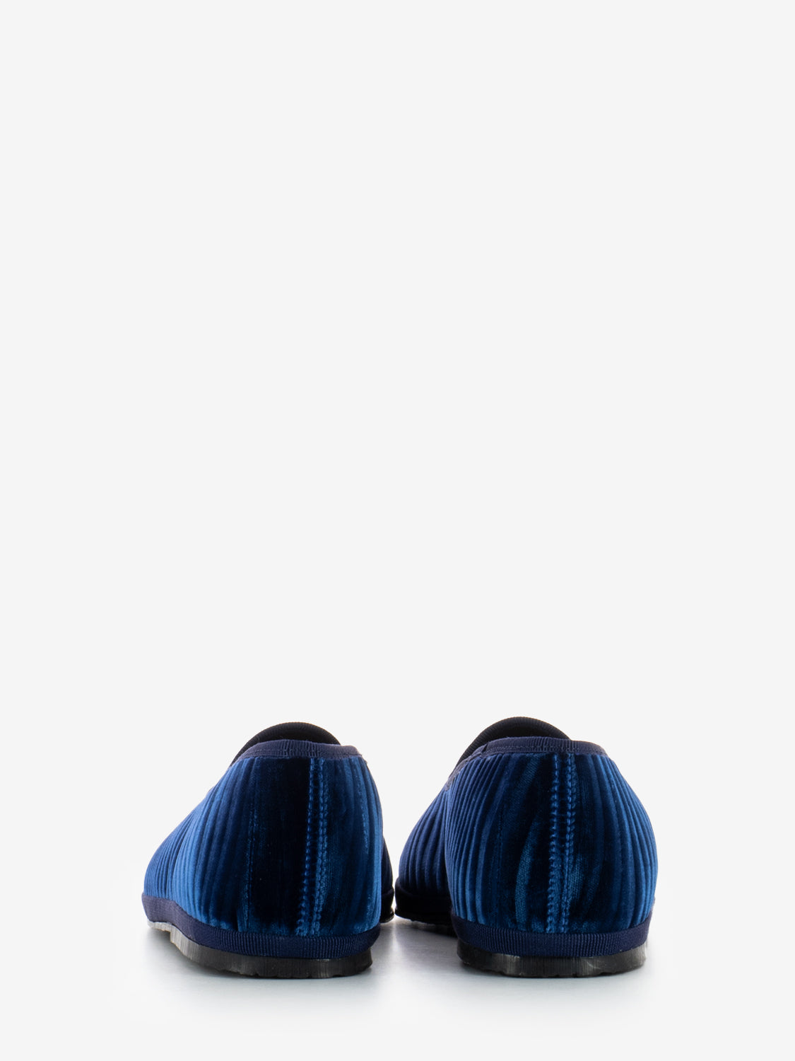 Friulana in velluto blu